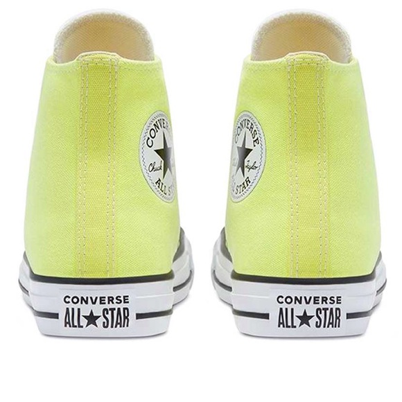 Yellow high top converse. - Picture 3 of 6